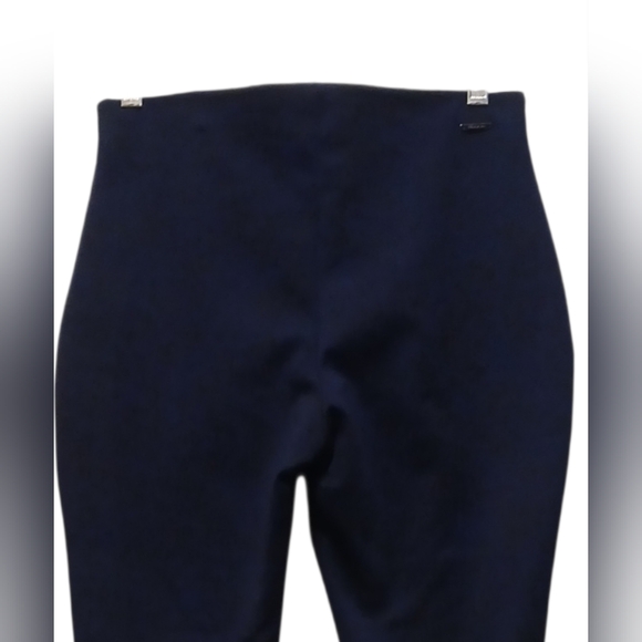 Tahari - NWOT, Navy Blue Leggings Elastic Waist, Straight Leg, Size MP, - Picture 6 of 6